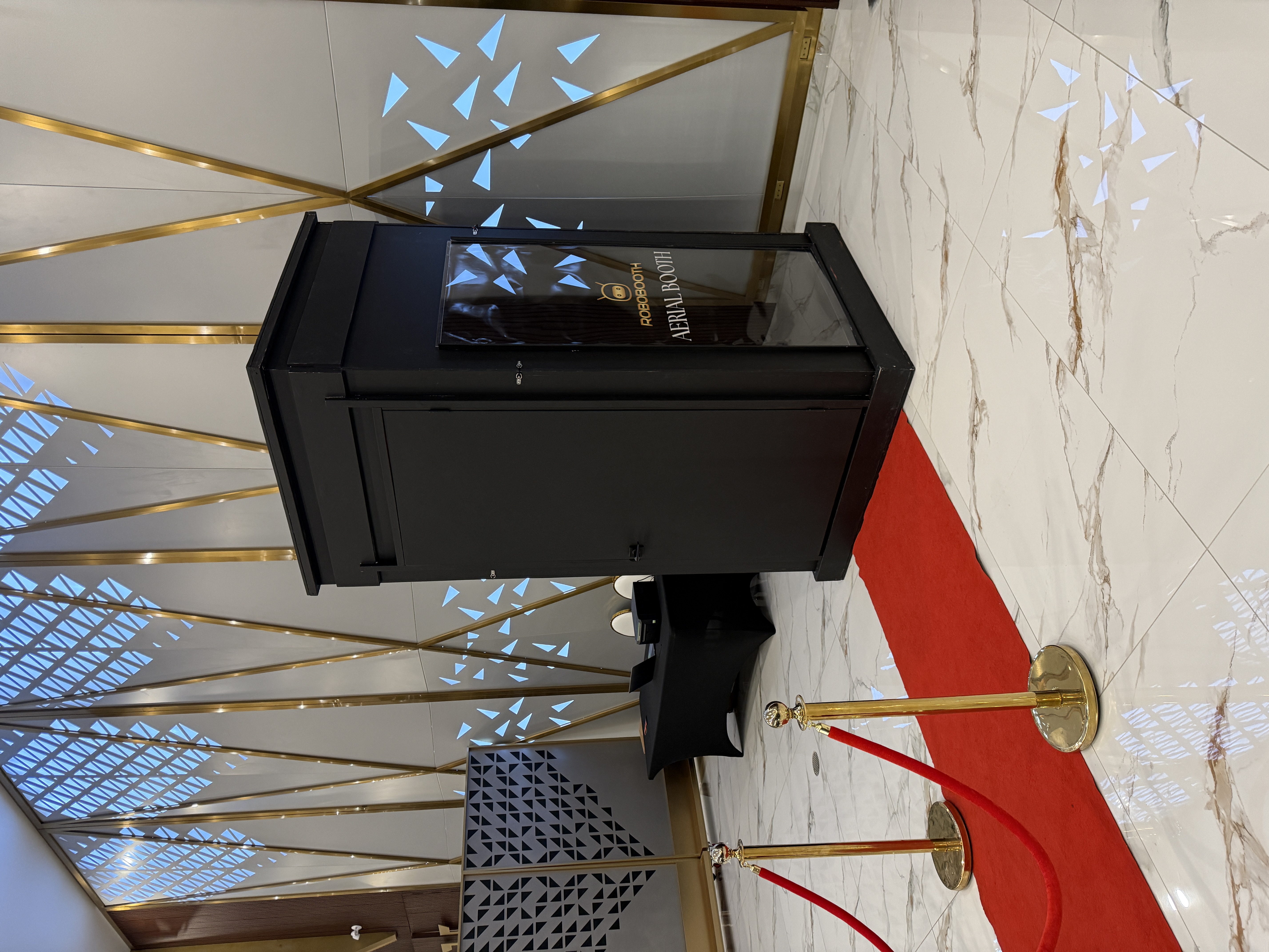 Aerial Booth high-angle shot