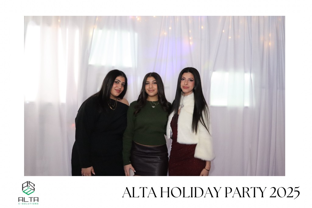 Alta E-Solutions Holiday Party — Robot Photobooth print