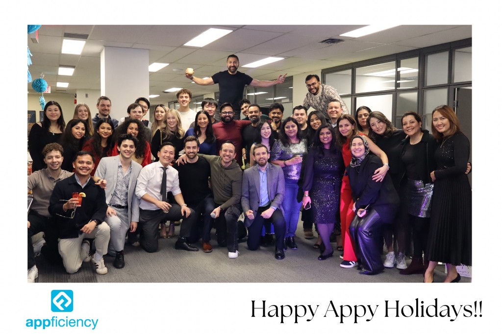 Appficiency Office Holiday Party — Robot Photobooth print