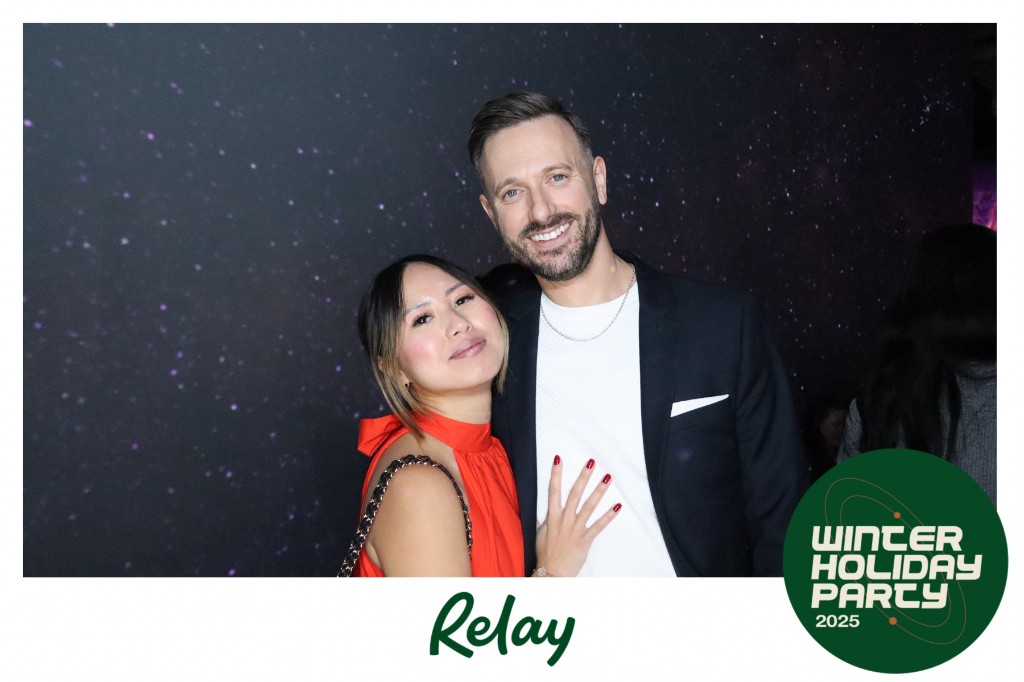 Relay Winter Holiday Party — Robot Photobooth print