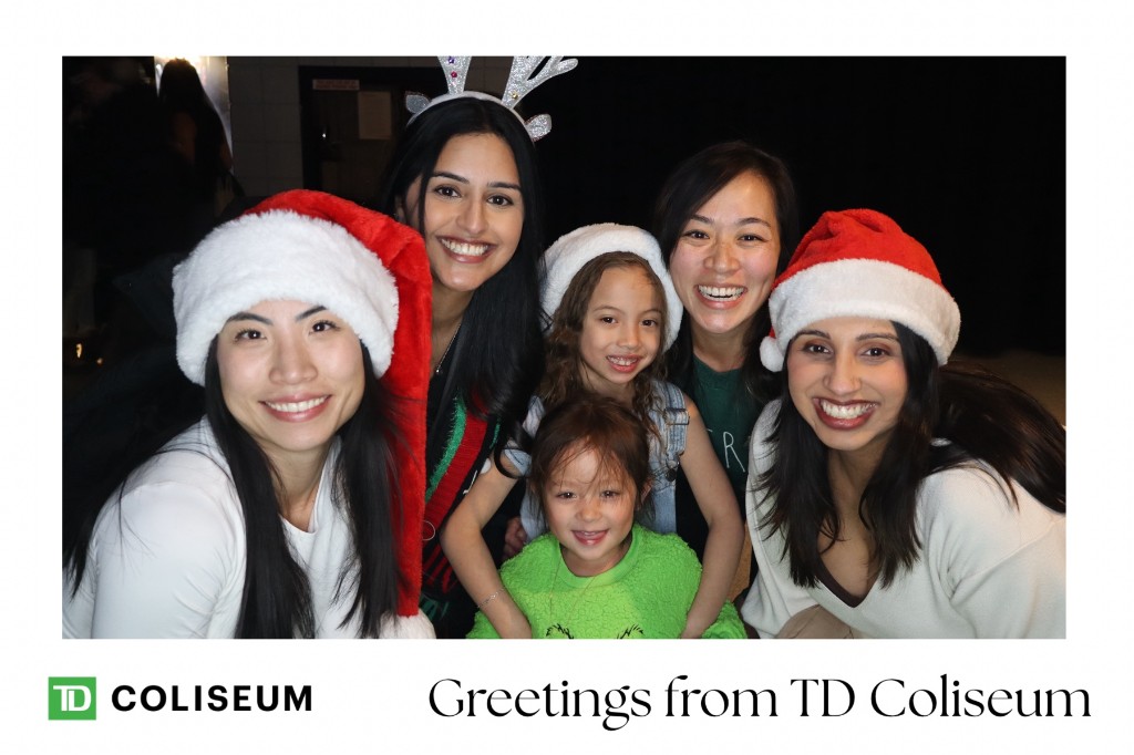 TD Coliseum Holiday Greetings — Robot Photobooth print