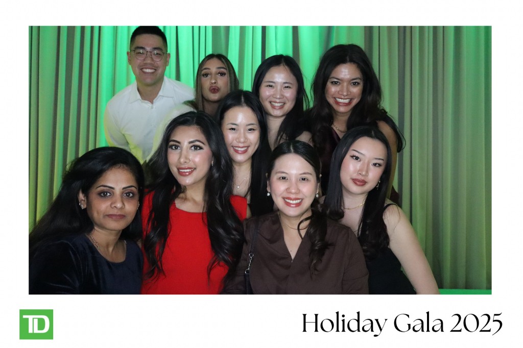 TD Holiday Gala — Robot Photobooth print