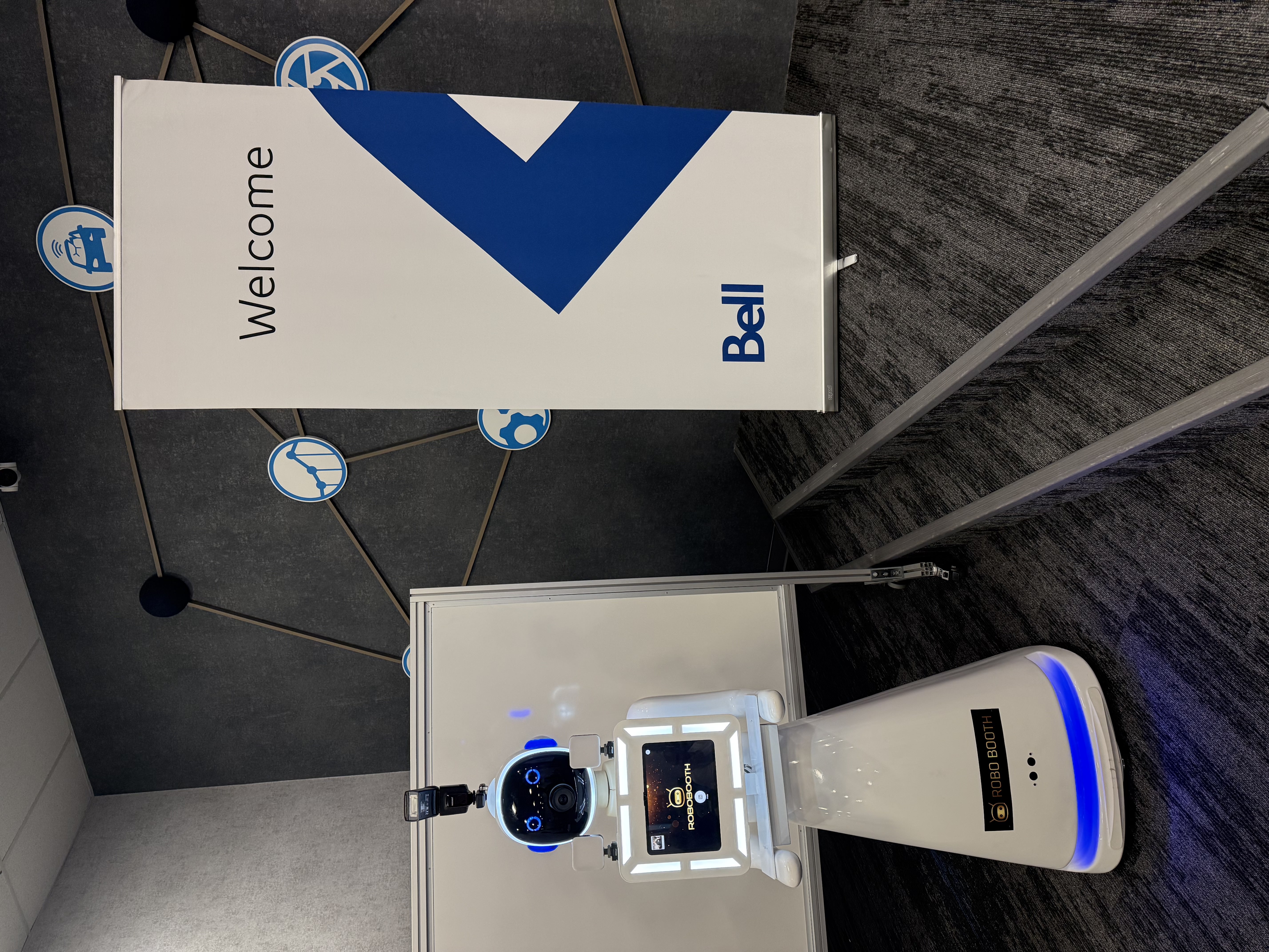 Robot Photobooth at Bell event
