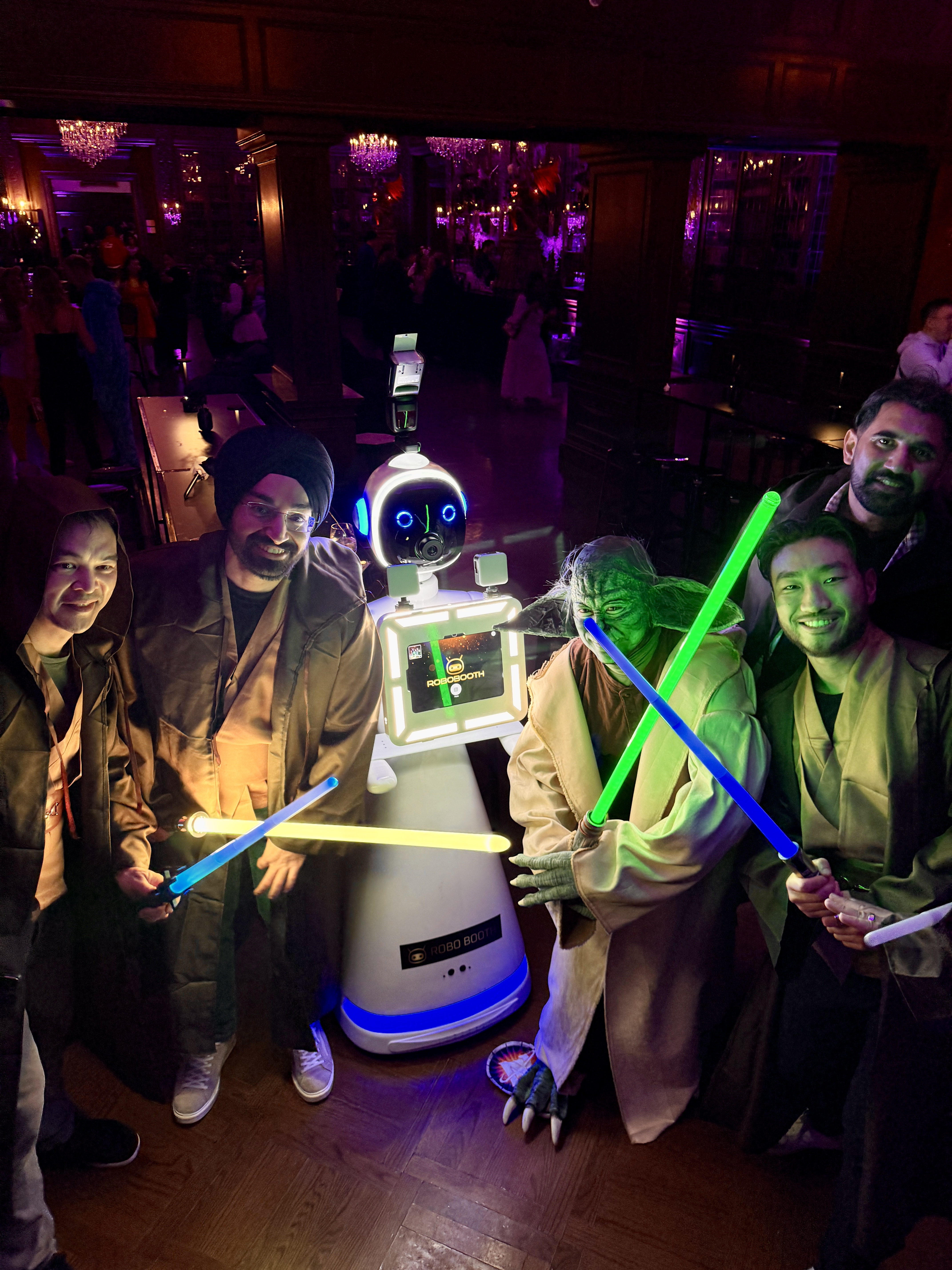 Robot Photobooth at Halloween event