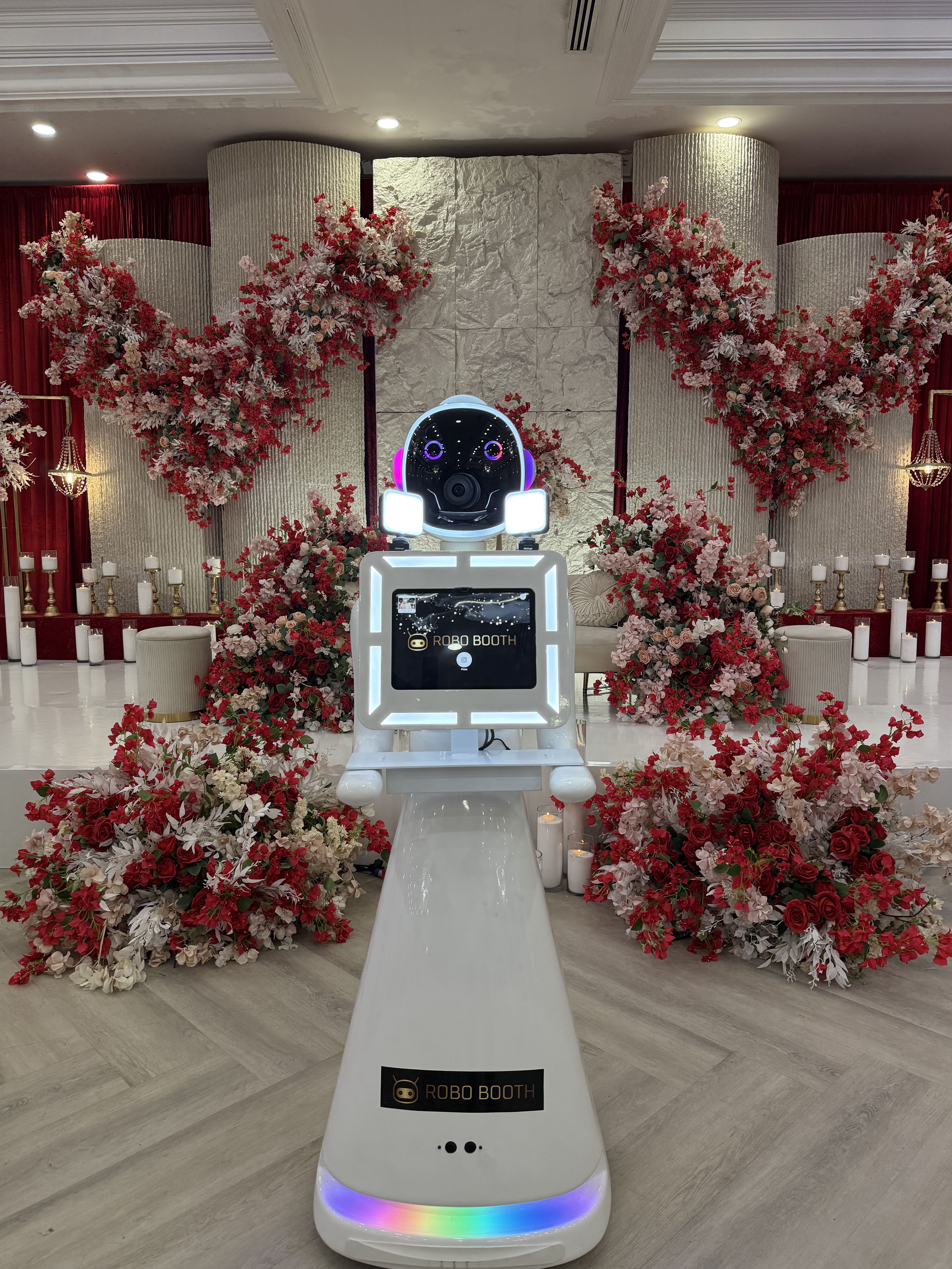Robot Photobooth at Wedding